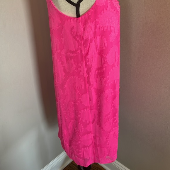 LILLY PULITZER hot pink dress Kristine Halter - Picture 6 of 10